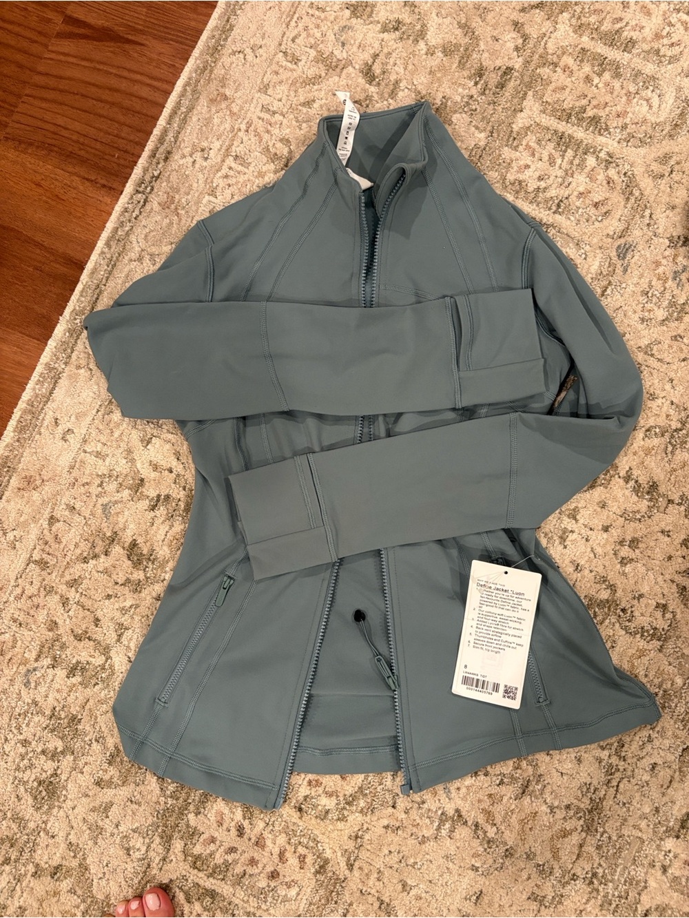 lululemon athletica Women's Teal Zip-Up Utility Jacket